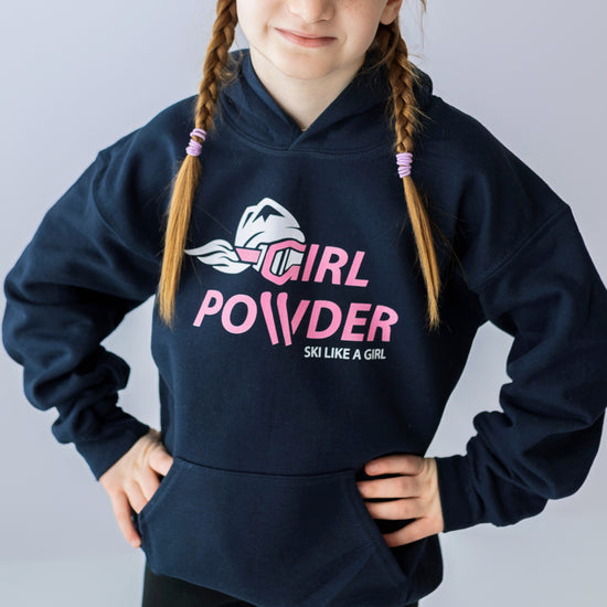 Girl Powder Girls Hoodie - Navy