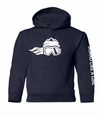 Board Like A Girl Girls Hoodie Navy Blue 