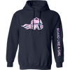 Board Like A Girl Womens Hoodie Cotton Candy 