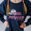 Girl Powder Girls Long Sleeve T-Shirt - Navy