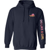 Ski Like A Girl Womens Classic Hoodie Retro Sunset