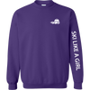 Ski Like A Girl Womens Classic Crewneck