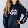 Board Like A Girl Girls Hoodie Cotton Candy 