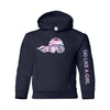 Ski Like A Girl Girls Hoodie Cotton Candy (Overstock) image 1