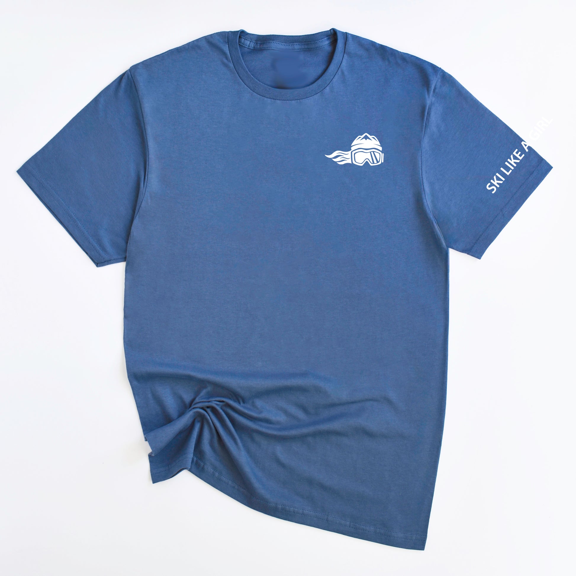 Ski Like A Girl Womens Classic Short Sleeve T-Shirt