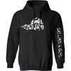 Ski Like A Girl Womens Hoodie Black Paisley