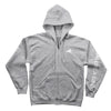 Ski Like A Girl Womens Full-Zip Hoodie Grey (Overstock) image 2