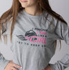 I Know I Ski Like A Girl Try To Keep Up Womens T-Shirt - Grey
