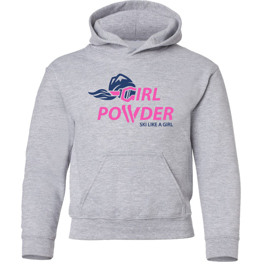 Girl Powder Girls Hoodie - Grey