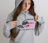I Know I Ski Like A Girl Try To Keep Up Womens Hoodie - Grey