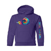 Ski Like A Girl Girls Hoodie Purple Tie-Dye (Overstock) image 1