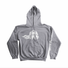 Board Like A Girl Womens Hoodie Grey 