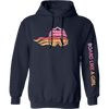 Board Like A Girl Womens Hoodie Retro Sunset 