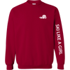 Ski Like A Girl Womens Classic Crewneck