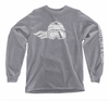 Board Like A Girl Womens Long Sleeve T-Shirt Grey 