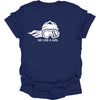 Ski Like A Girl Girls Short Sleeve T-Shirt - Navy (Overstock) image 0