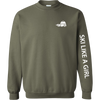 Ski Like A Girl Womens Classic Crewneck