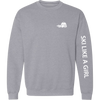 Ski Like A Girl Womens Classic Crewneck