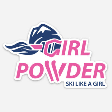 Girl Powder Sticker