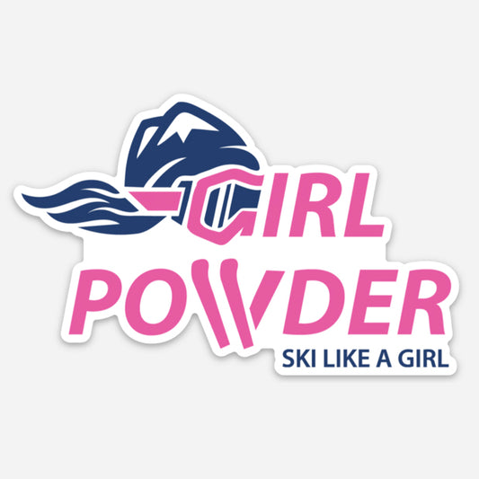 Girl Powder Sticker