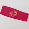 Ski Like A Girl Headband Pink Tie-Dye