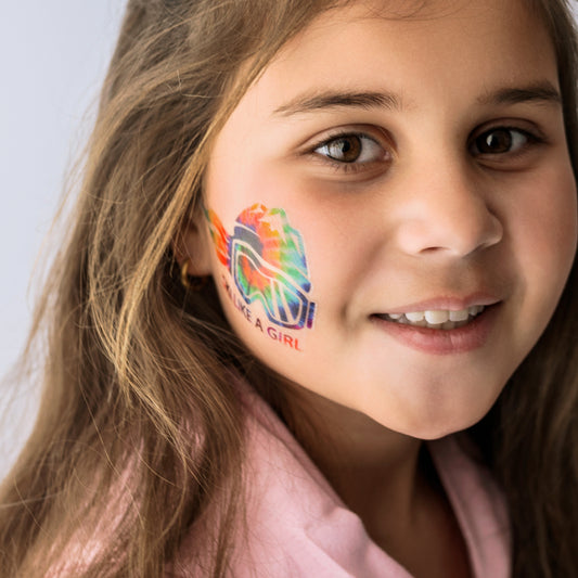 Ski Like A Girl Temporary Tattoo