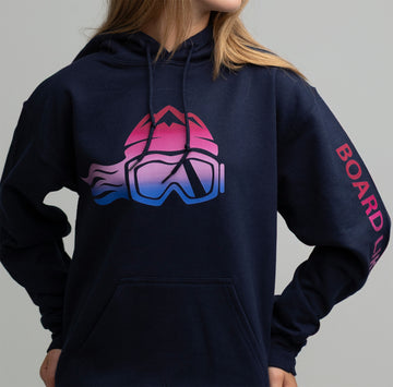 Womens Snowboard Hoodie Aurora