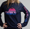 Womens Snowboard Long-Sleeve T-Shirt Aurora