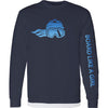 Womens Snowboard Long-Sleeve T-Shirt Ski Blue