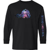 Girls Snowboard Long-Sleeve T-Shirt gALEXy