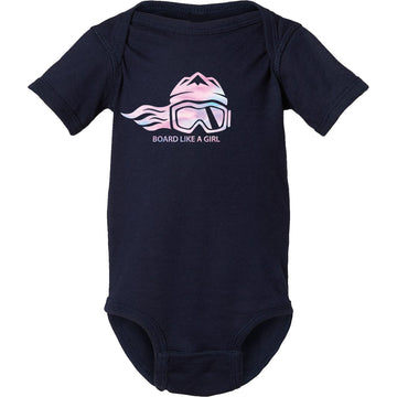 Baby Snowboard Bodysuit Cotton Candy