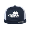 Snowboard Trucker Hat Navy Blue