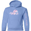 Girls Snowboard Hoodie Carolina Blue Cotton Candy