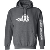 Board Like A Girl Womens Hoodie Dark Grey 