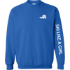 Ski Like A Girl Womens Classic Crewneck