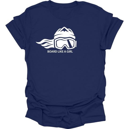 Girls Snowboard Essential Short Sleeve T-Shirt - Ski Like A Girl