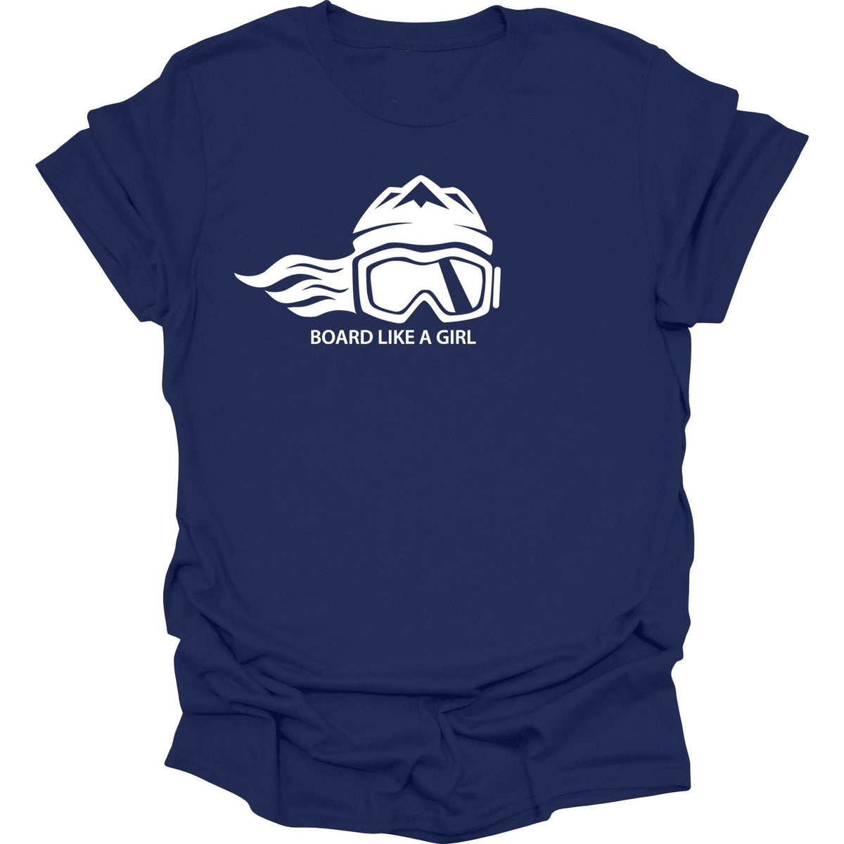 Girls Snowboard Essential Short Sleeve T-Shirt - Ski Like A Girl