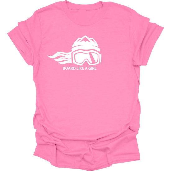 Girls Snowboard Essential Short Sleeve T-Shirt - Ski Like A Girl