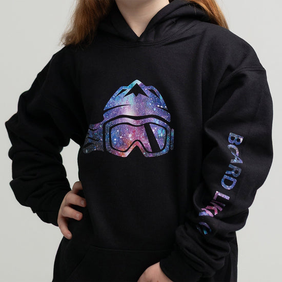Girls Snowboard Hoodie gALEXy - Ski Like A Girl