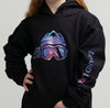 Girls Snowboard Hoodie gALEXy - Ski Like A Girl