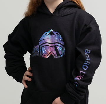 Girls Snowboard Hoodie gALEXy - Ski Like A Girl