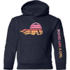 Girls Snowboard Hoodie Retro Sunset (Overstock) - Ski Like A Girl