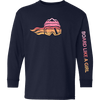Girls Snowboard Long-Sleeve T-Shirt Retro Sunset (Overstock) - Ski Like A Girl