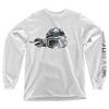 Girls Snowboard Long-Sleeve T-Shirt White Camo - Ski Like A Girl