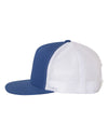 Ski Like A Girl Trucker Hat Royal Blue