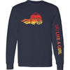 Ski Like A Girl Womens Long Sleeve T-Shirt Desert Fire