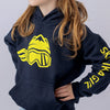 Ski Like A Girl Girls Hoodie Yellow Logo - Ski Like A Girl