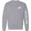 Ski Like A Girl Womens Classic Crewneck - Ski Like A Girl