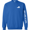 Ski Like A Girl Womens Classic Crewneck - Ski Like A Girl