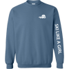 Ski Like A Girl Womens Classic Crewneck - Ski Like A Girl